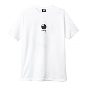 8 BALL STOCK TEE-WHT